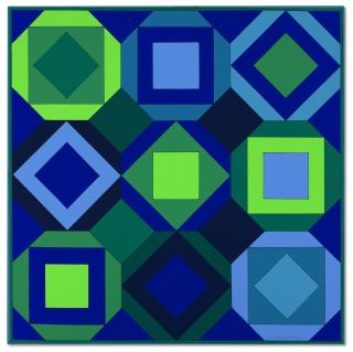 Victor Vasarely - Okta-Folklore-E