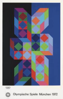Victor Vasarely - Olympische Spiele, München, 1972