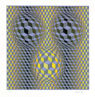 Victor Vasarely - Otto Hahn, Diam, Mazo S.A., Paris, 1988