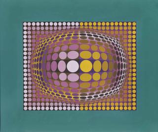 Victor Vasarely - Oval