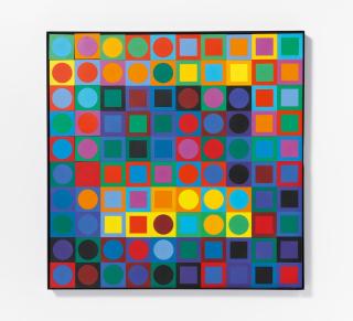 Victor Vasarely - Planetary folklore participations No 1.