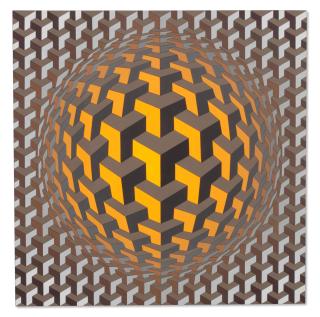 Victor Vasarely - Pluton Iii