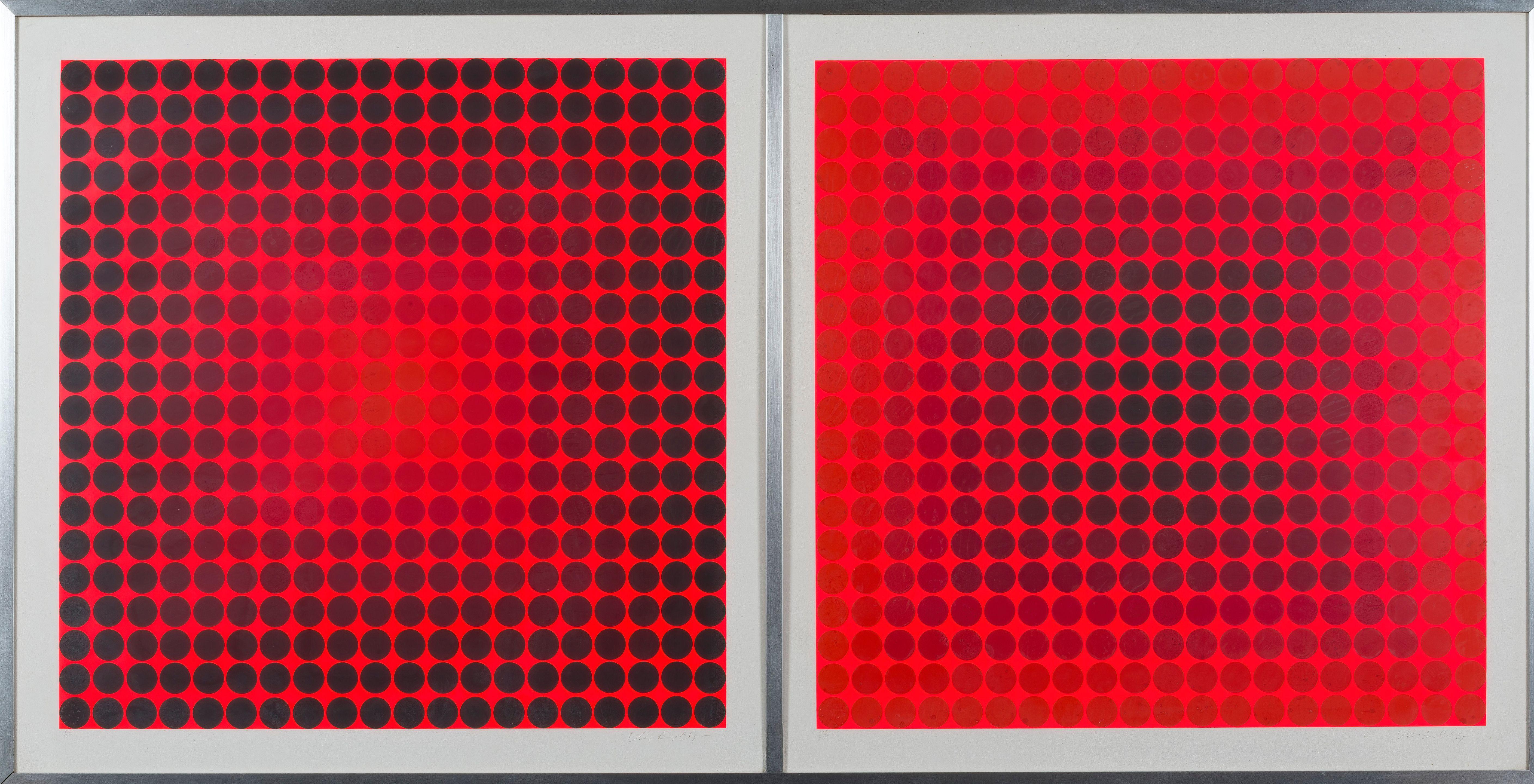 Victor Vasarely - Pokol BC et Pokol BF, 1968