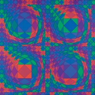 Victor Vasarely - Quadrature \