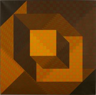 Victor Vasarely - Sarga-fon