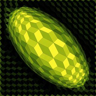 Victor Vasarely - Silva No. 2989