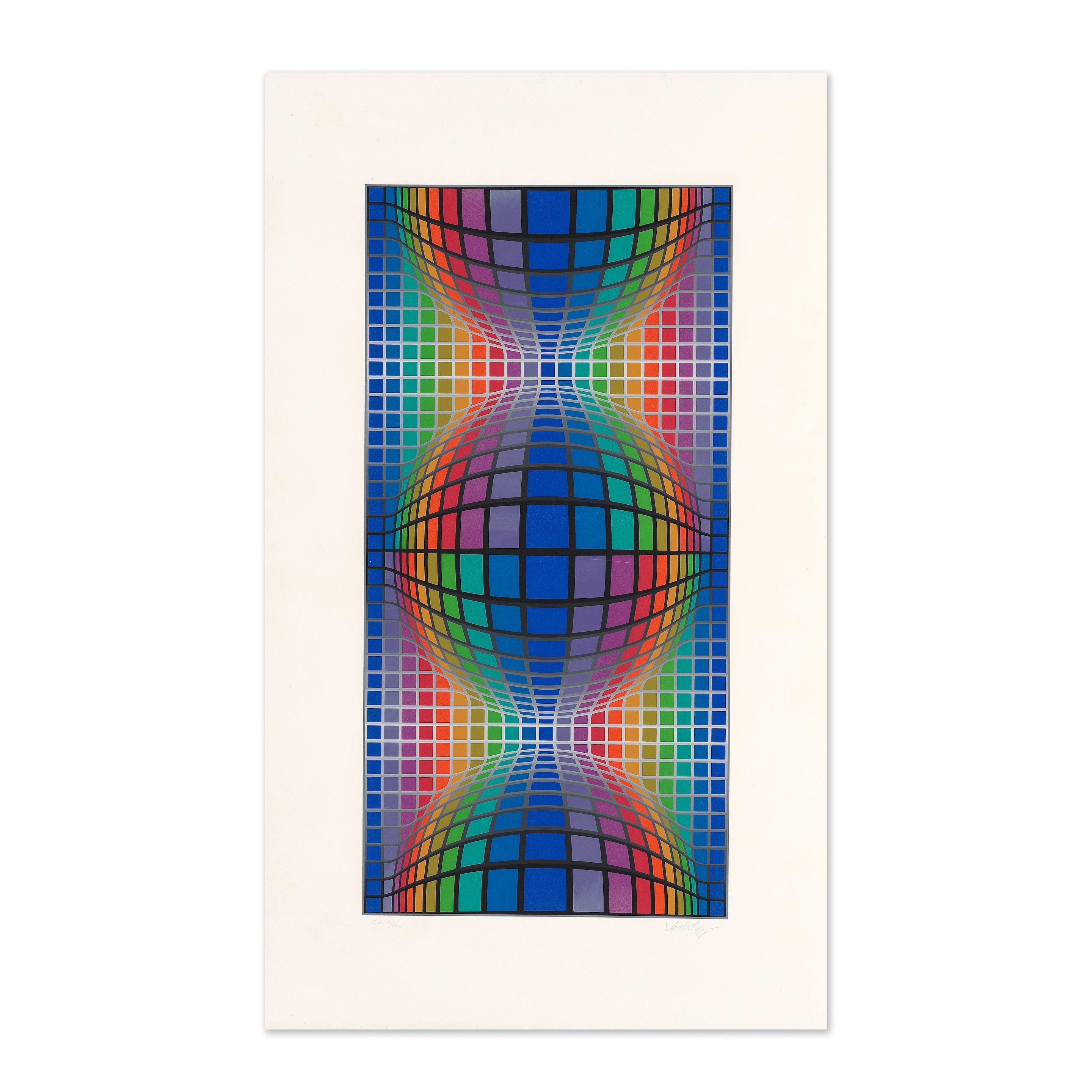Victor Vasarely - Sinfel, 1977