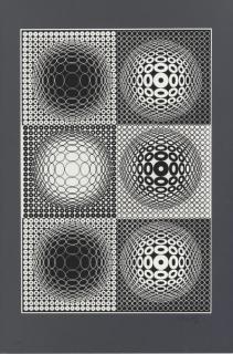 Victor Vasarely - Six prints by the artist