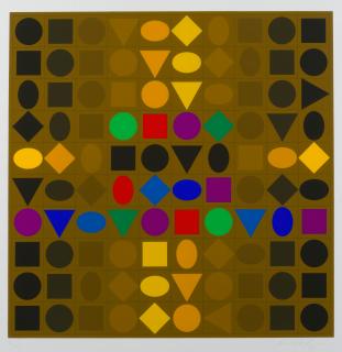 Victor Vasarely - Sorbonne, 1973
