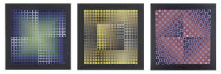 Victor Vasarely - Star Series: Three Multiples