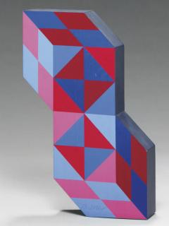 Victor Vasarely - Stèle [Double Hexagon]