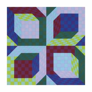 Victor Vasarely - Stri-Axo-Pâl