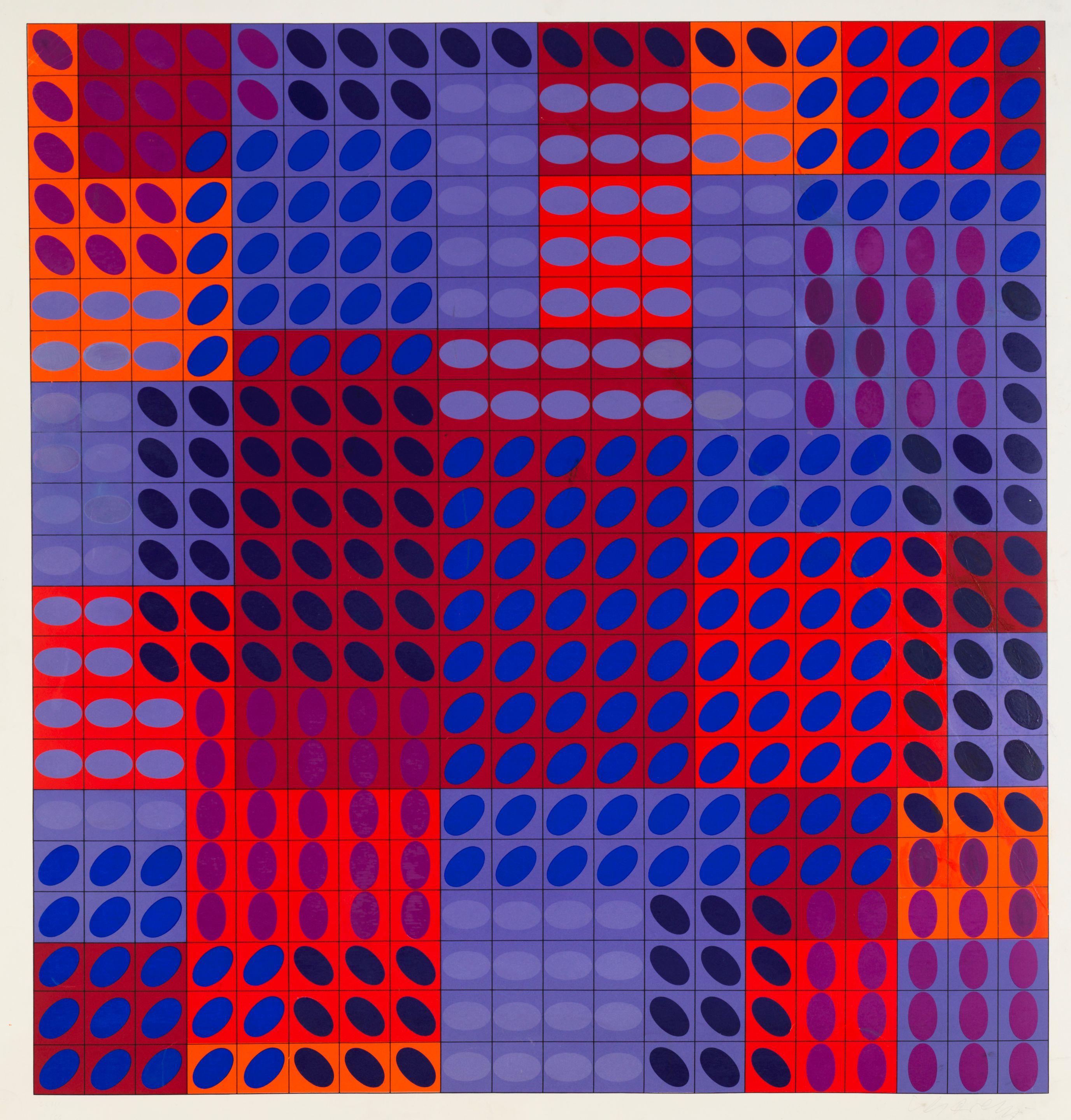 Victor Vasarely - Tega, 1965