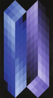 Victor Vasarely - Tridim-F
