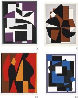 Victor Vasarely - Untitled (Four Screenprints)