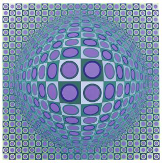 Victor Vasarely - Vega-Boglar-Kek