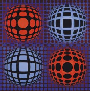 Victor Vasarely - Vega-Eg