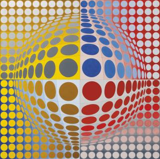 Victor Vasarely - Vega-Resigned