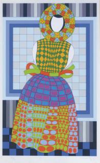 Victor Vasarely - [Woman]