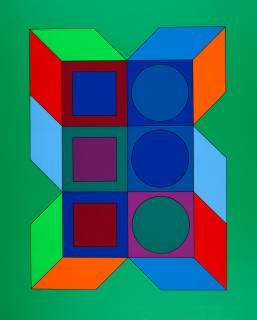 Victor Vasarely - Xico 6, from Xico