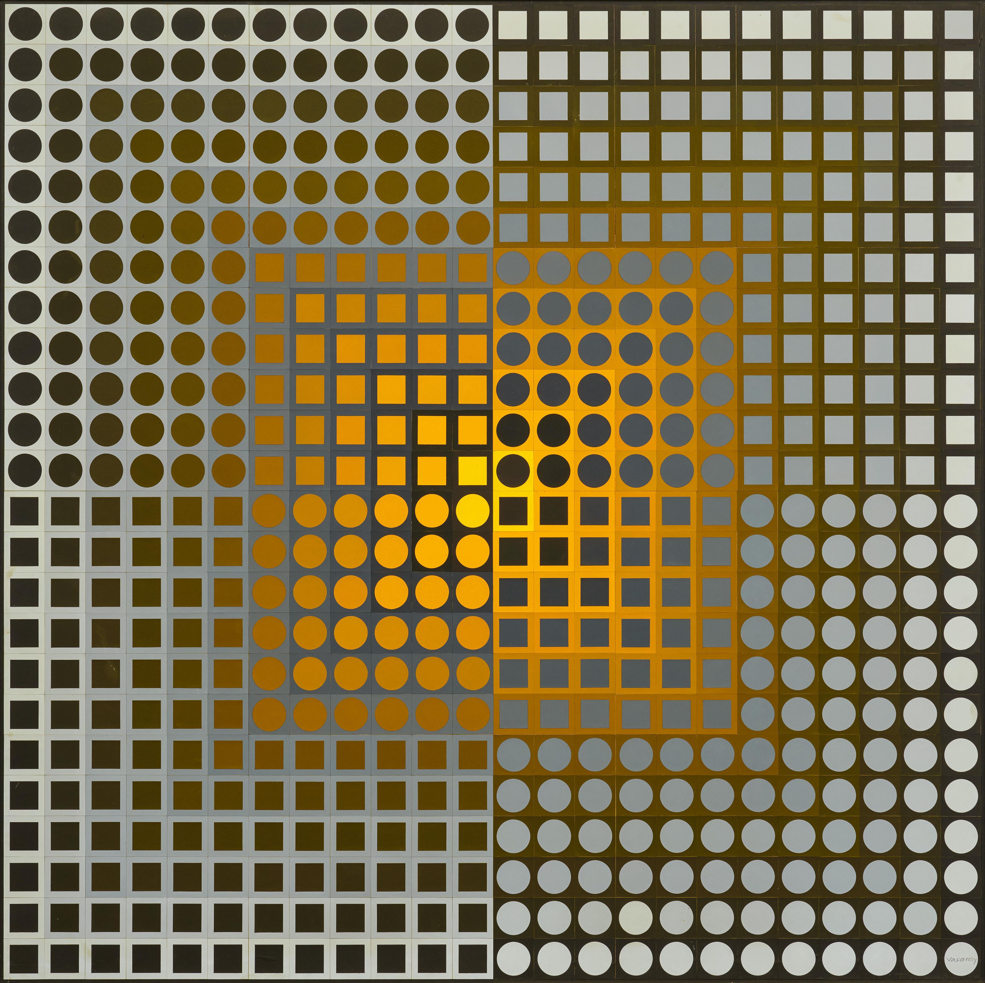 Victor Vasarely - Zoeld-D-SZ