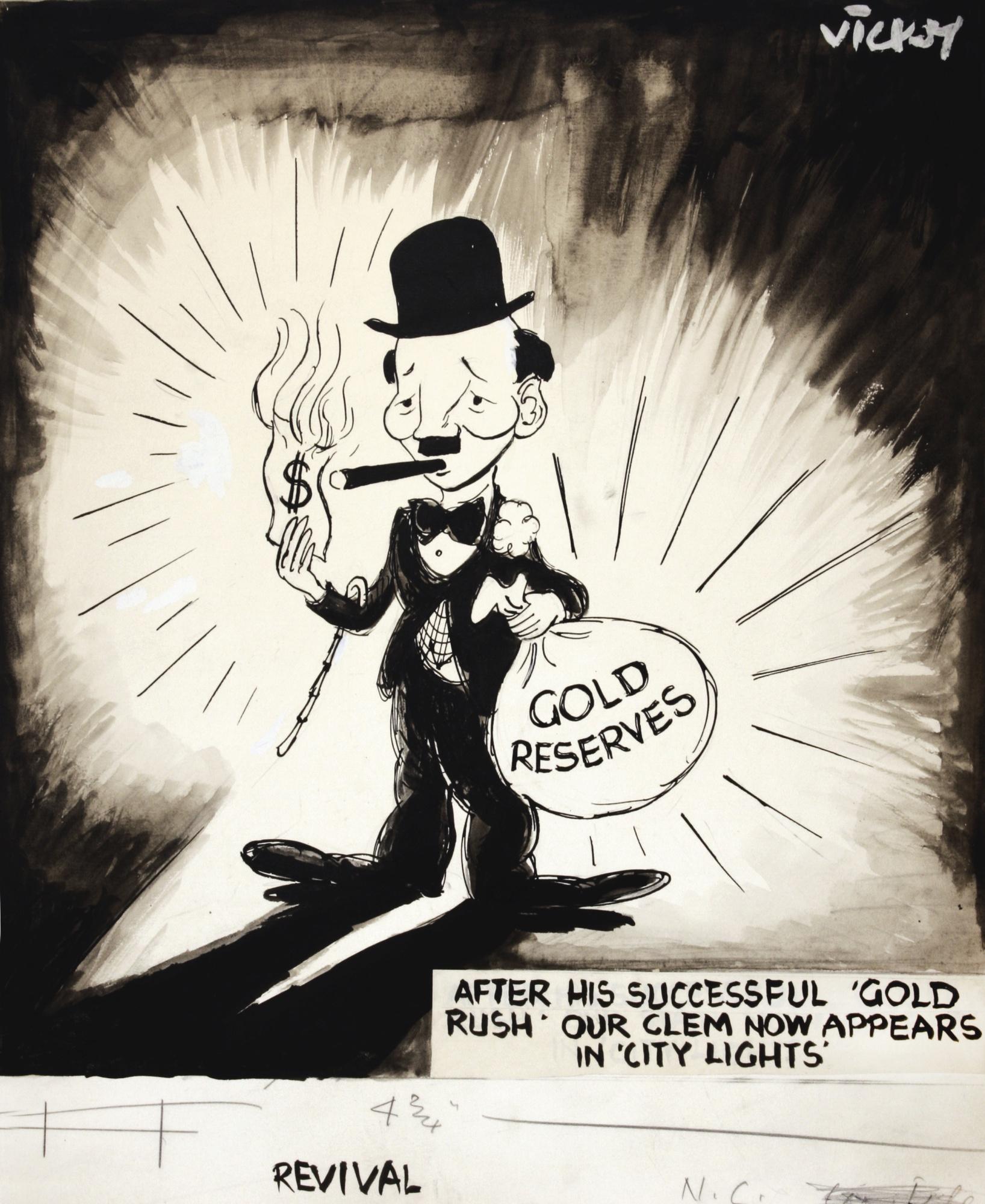 Victor (Vicky) Weisz - ‘Revival’ (‘After His Successful “Gold Rush” Our Clem Now Appears In “City Lights”’)