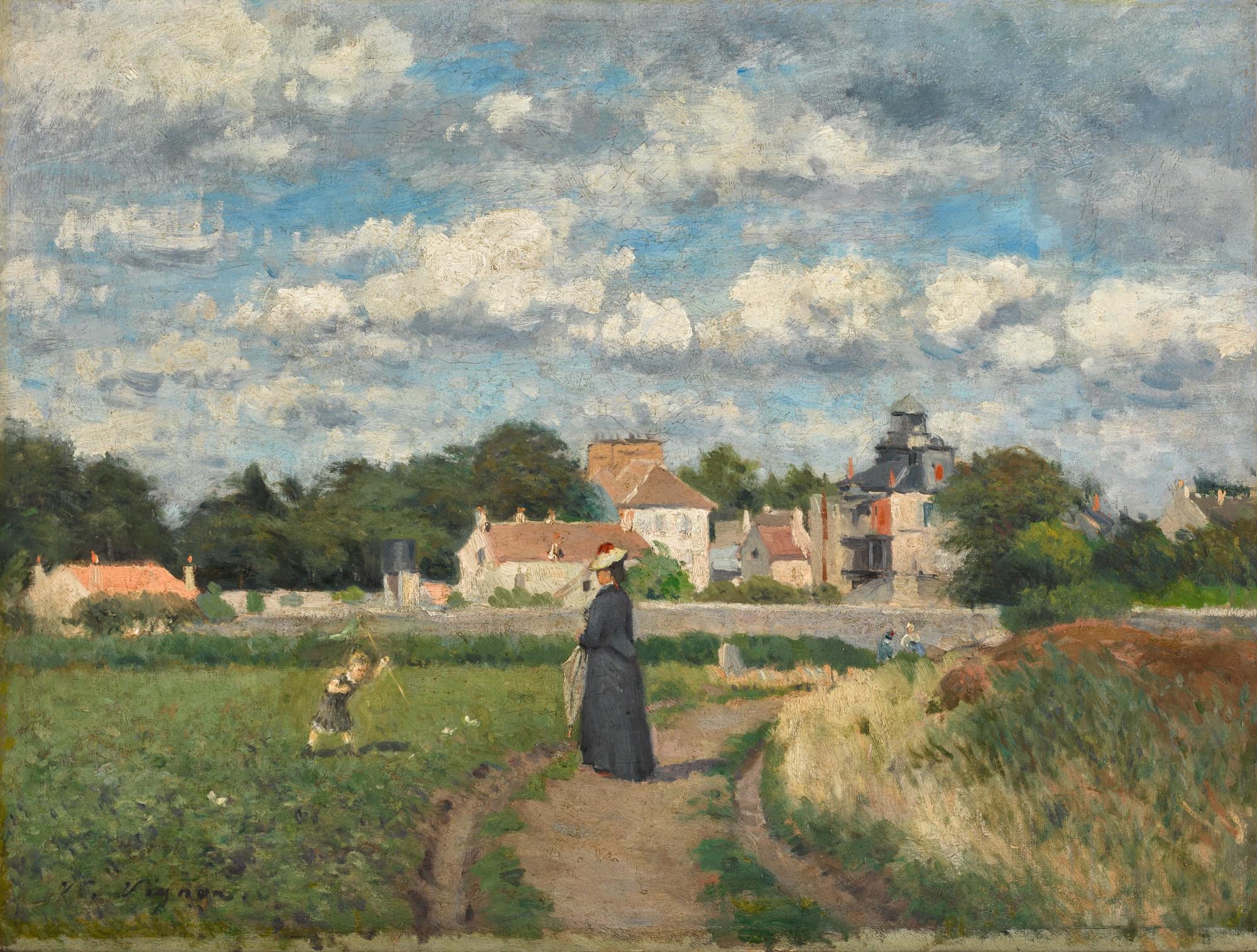 Victor Vignon - Entrée Du Village