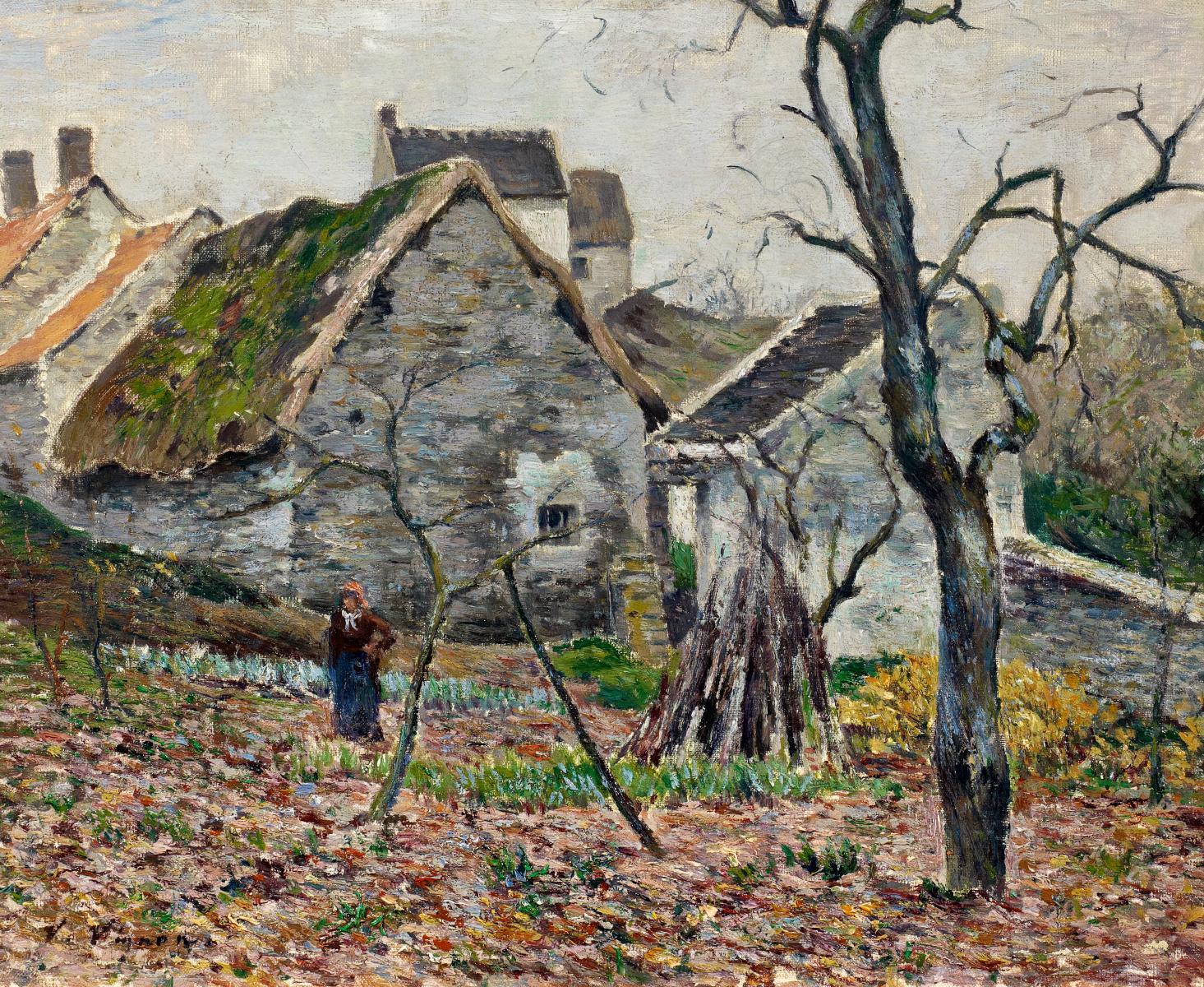 Victor Vignon - »Jardin devant le village«