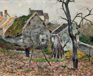 Victor Vignon - »Jardin devant le village«