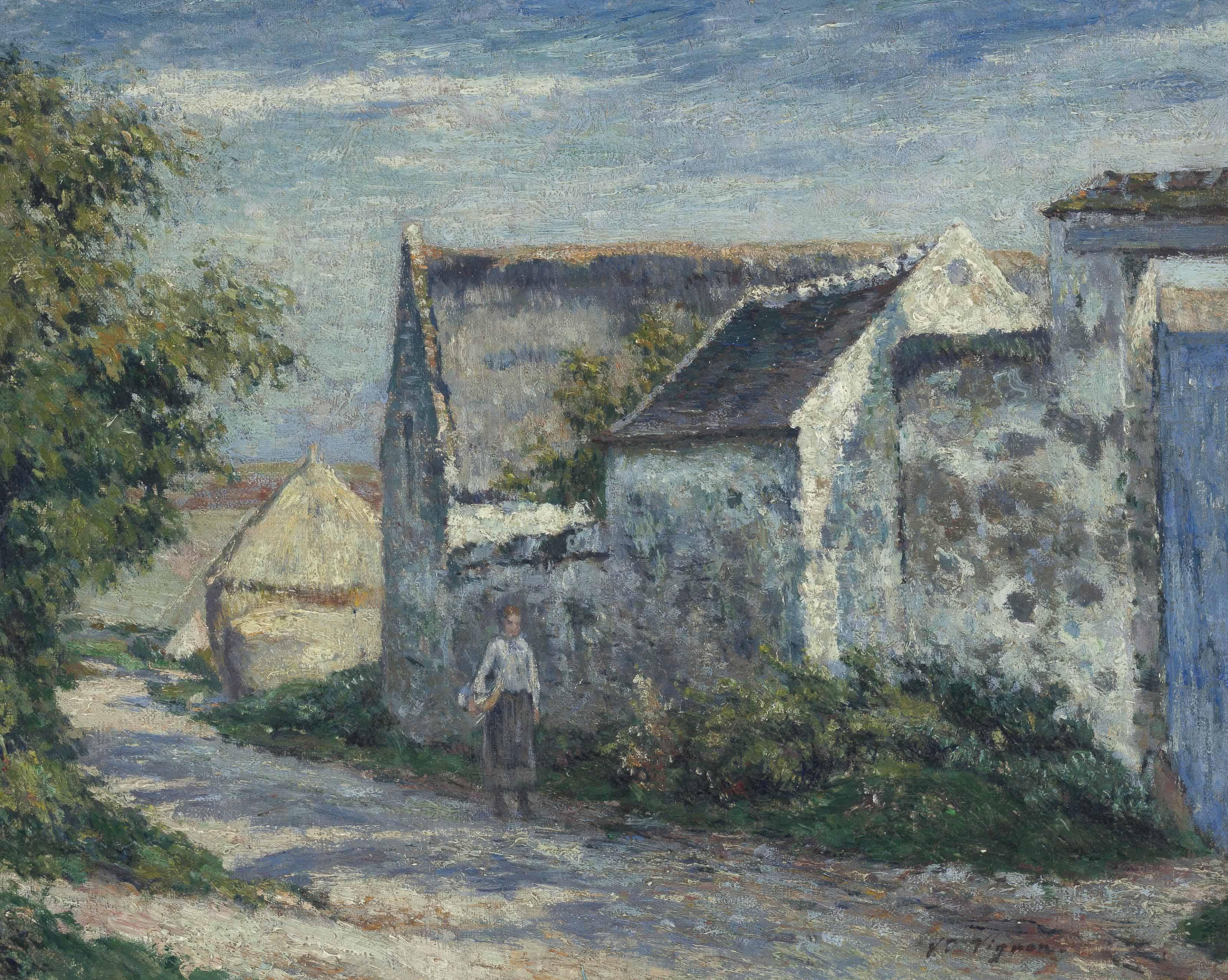Victor Vignon - La route du village