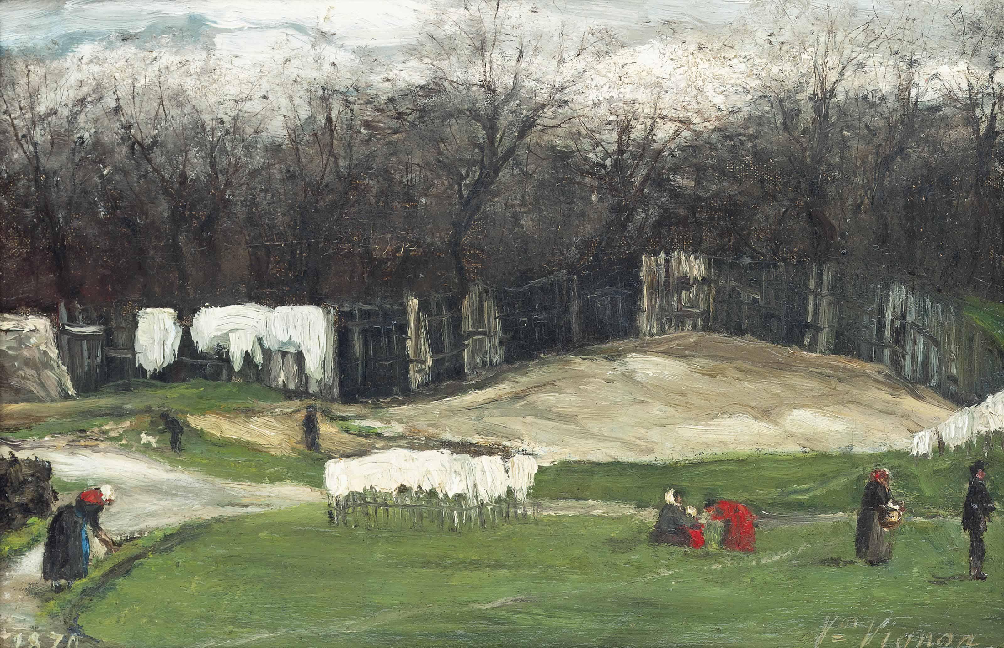 Victor Vignon - Les blanchisseuses