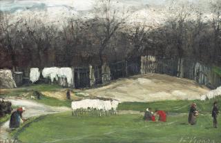 Victor Vignon - Les blanchisseuses