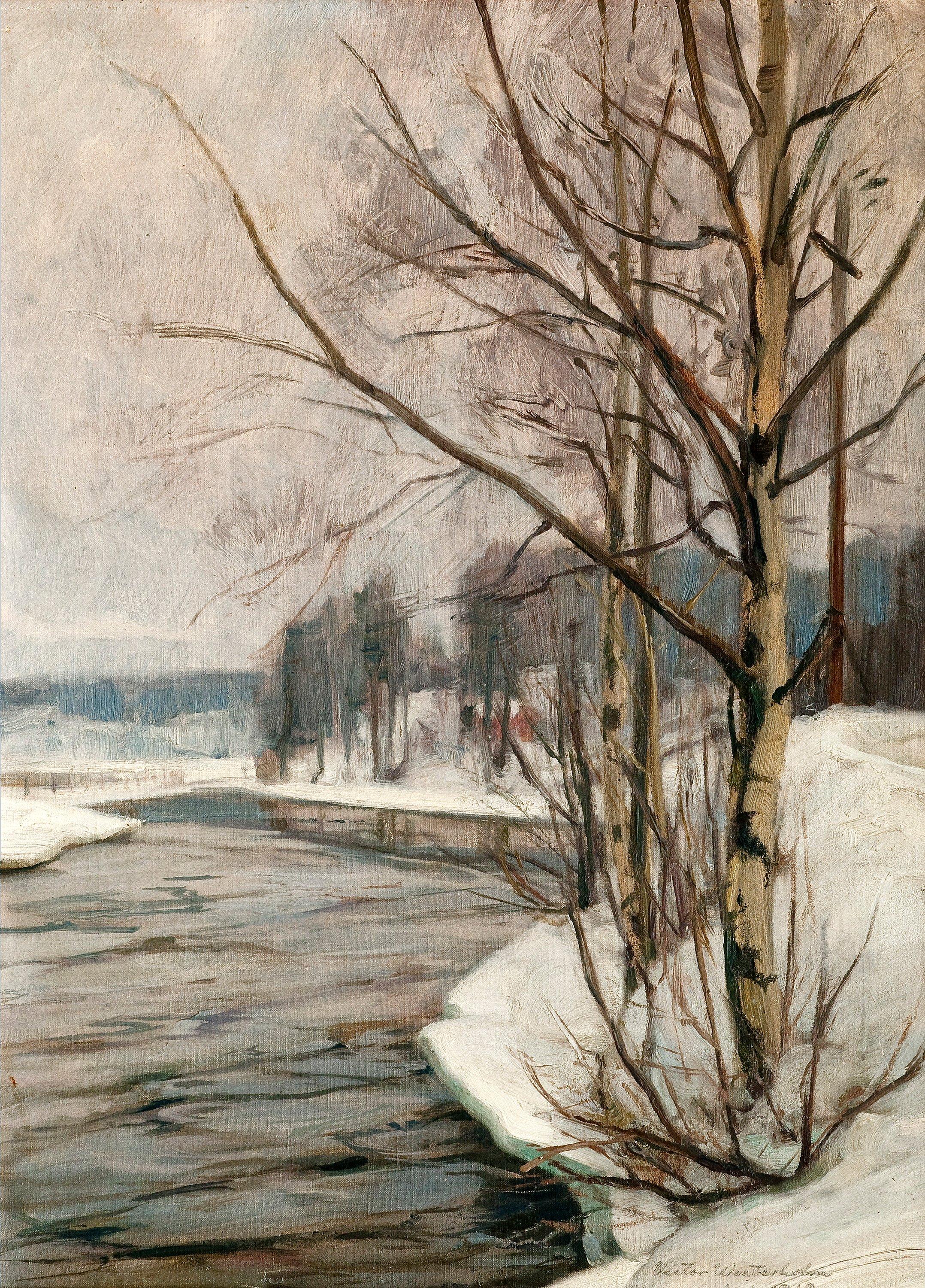 Victor Westerholm - Birches In Early Spring.