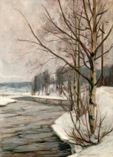 Victor Westerholm - Birches In Early Spring.