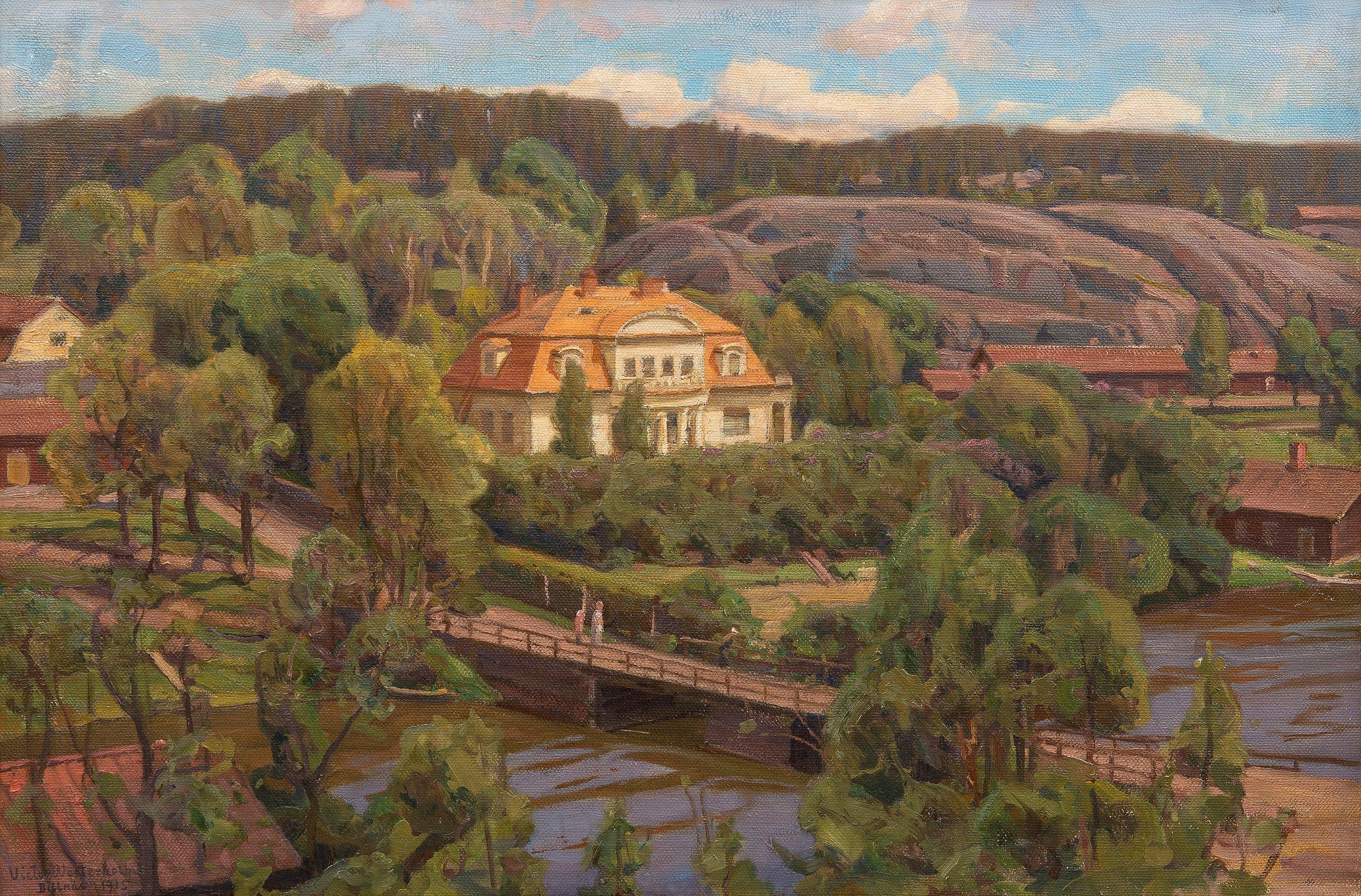 Victor Westerholm - View Over Billnäs.