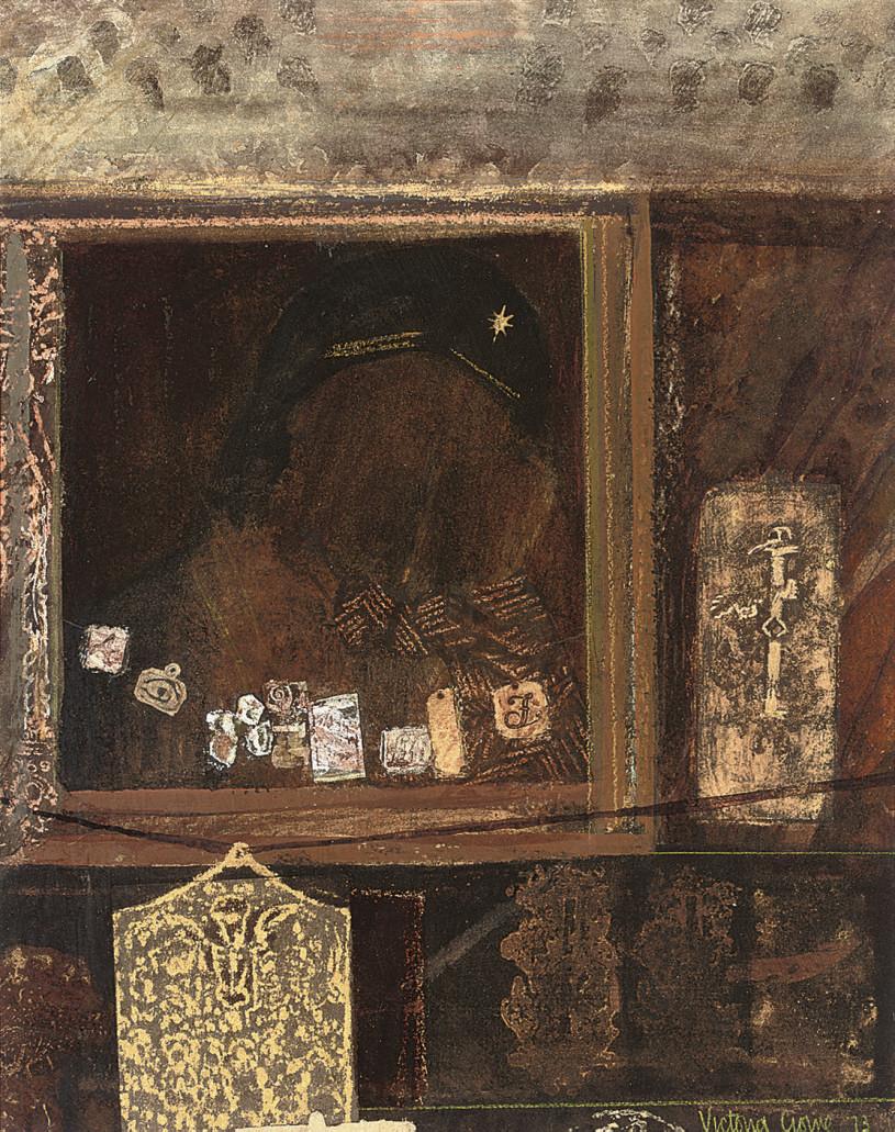 Victoria Crowe, A.R.S.A., R.S.W. - Part of An Iconastasis