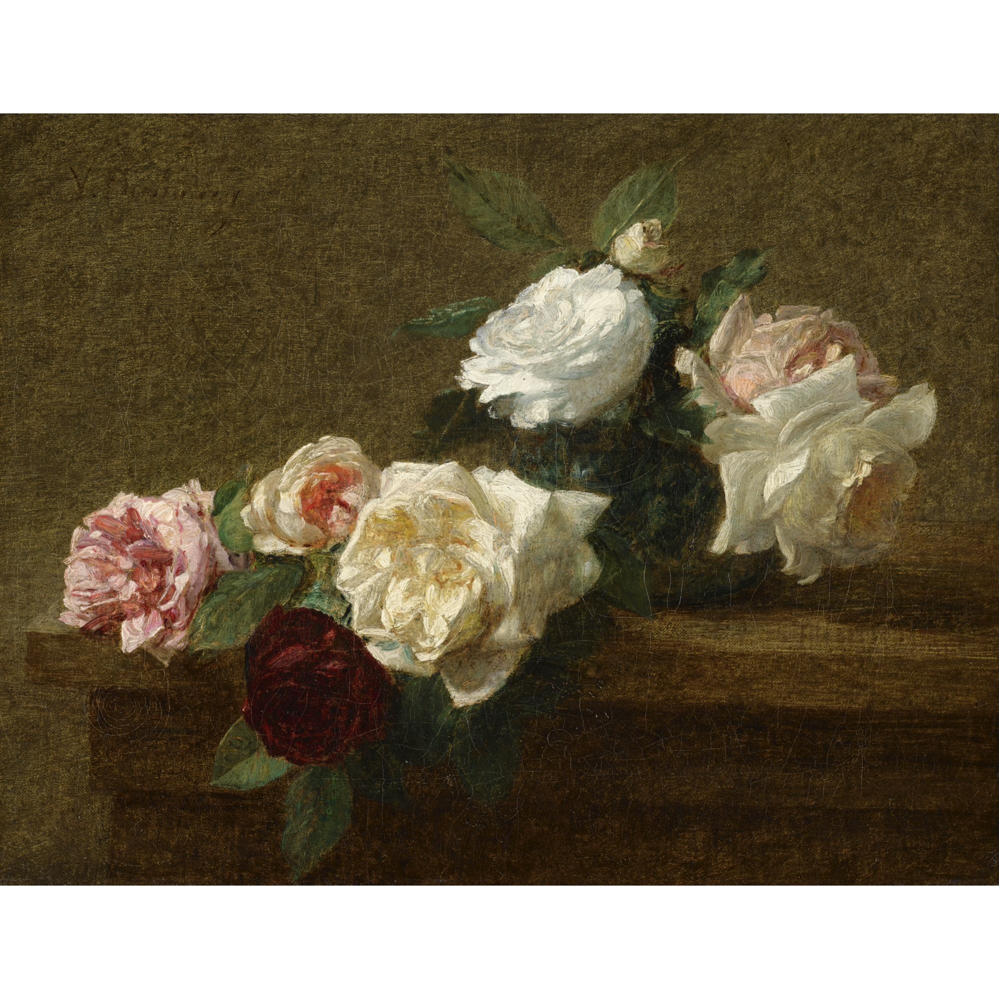 Victoria Dubourg Fantin-Latour - Jeté De Roses Sur Un Entablement