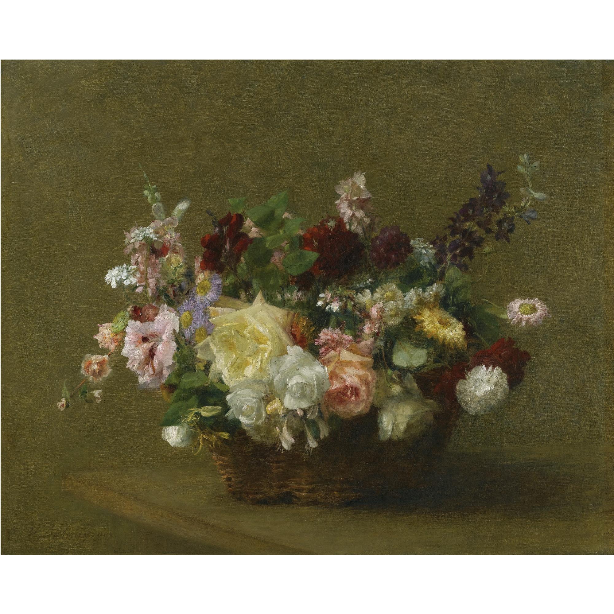 Victoria Dubourg Fantin-Latour - Panier De Fleurs Diverses