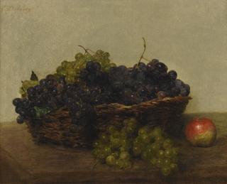 Victoria Fantin-Latour - Basket With Grapes