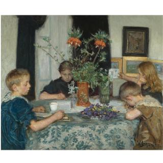 Viggo Johansen - Danish Kunst Undervisning (The Art Lesson)