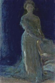 Viggo Johansen - Study of A Lady In Blue