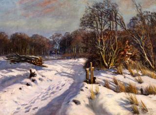 Viggo Olaf Peter Langer - Winterlandschaft