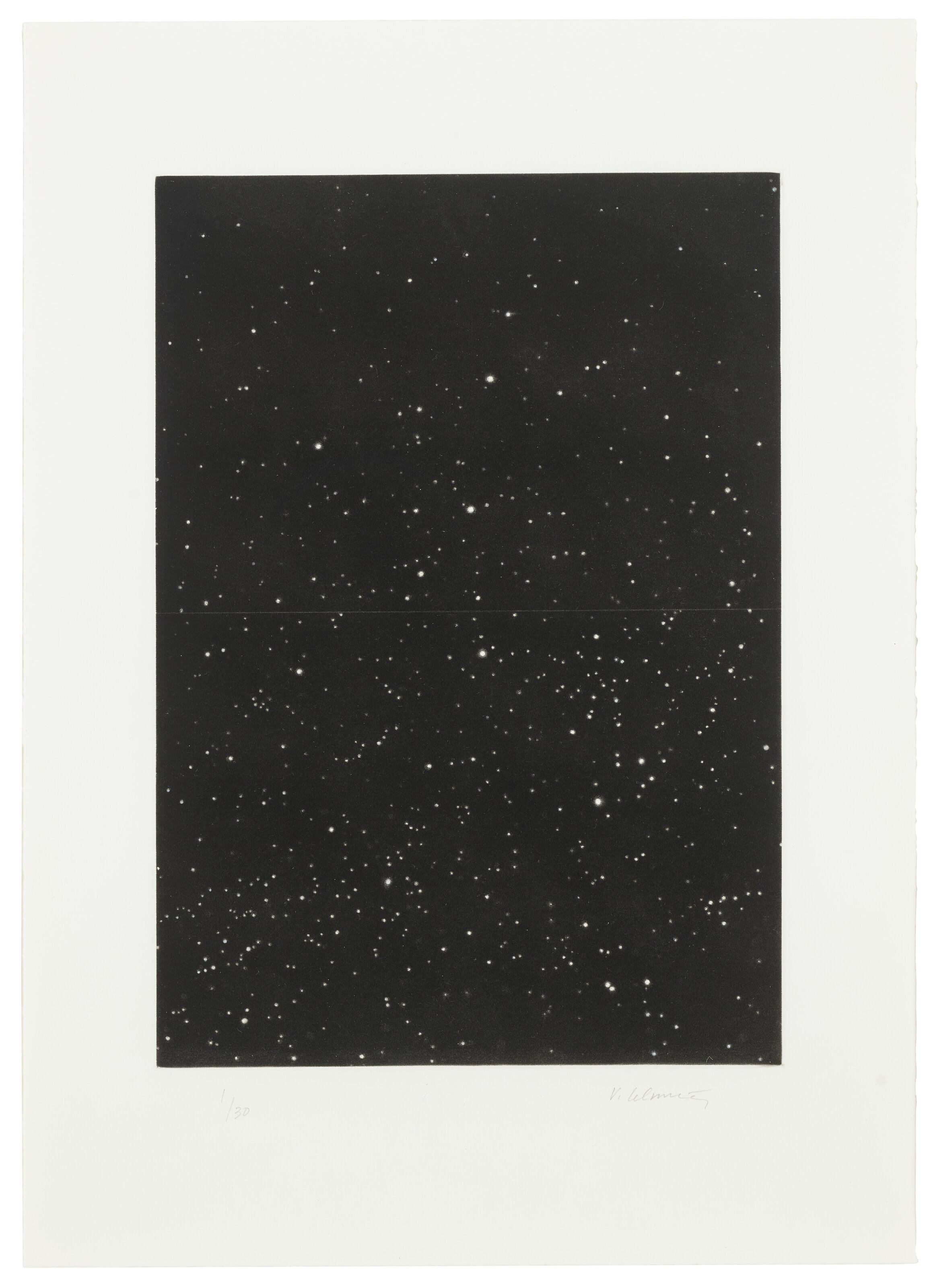 Vija Celmins - Divided Night Sky