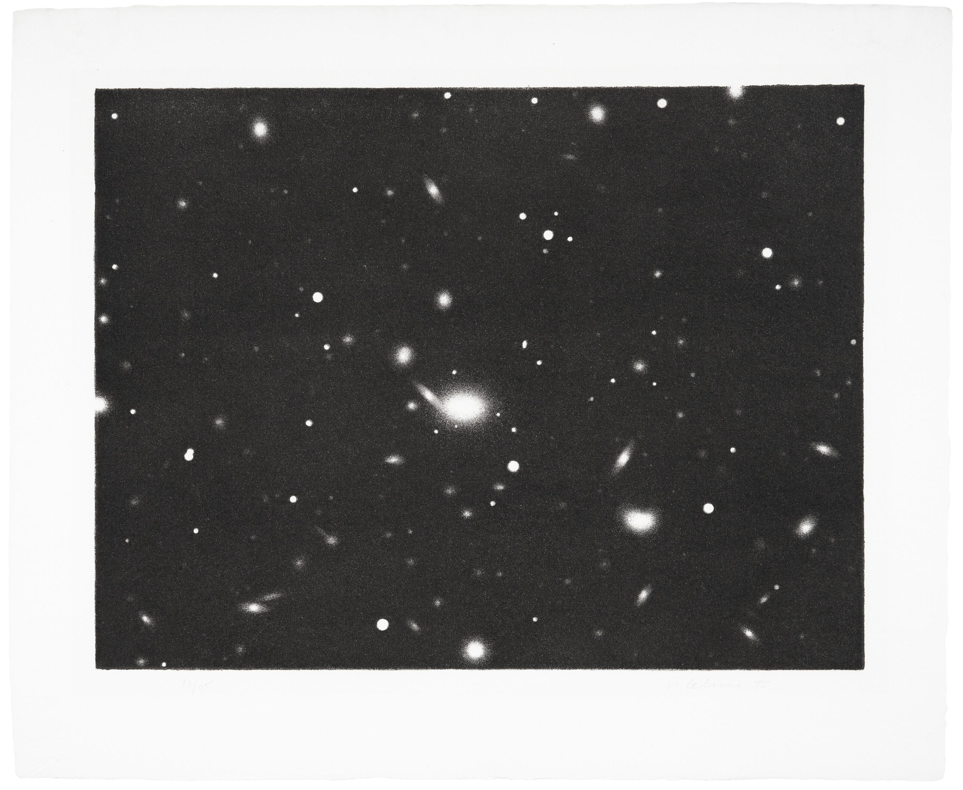 Vija Celmins - Galaxy, from Untitled Portfolio