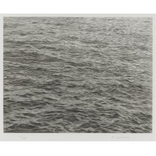 Vija Celmins - Ocean With Cross #1
