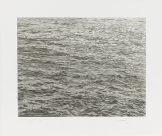 Vija Celmins - Ocean With Cross #1