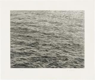 Vija Celmins - Ocean with Cross #1