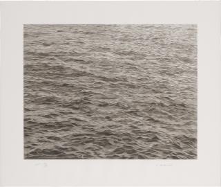 Vija Celmins - Ocean with Cross #1