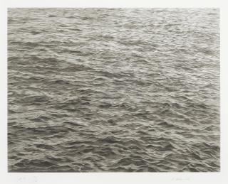 Vija Celmins - Ocean with Cross #1