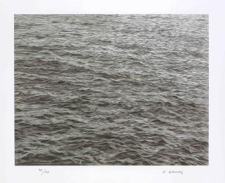 Vija Celmins - Ocean with Cross #1